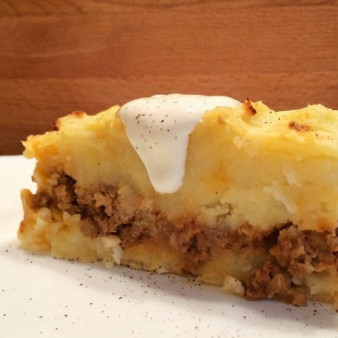 Картофельное пюре с фаршем в мультиварке