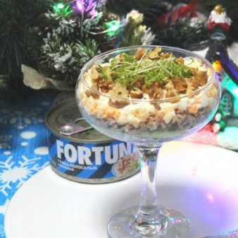 Салат Новогоднее настроение