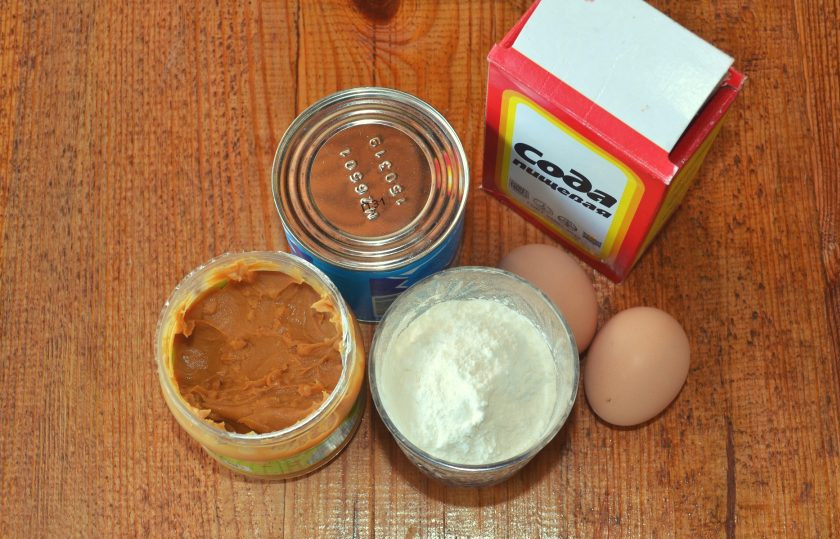 1. Этап. Торт Северный: Подготовьте ингредиенты.