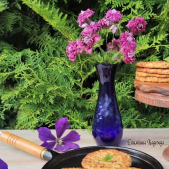 Оладьи из медальонов индейки для пикника