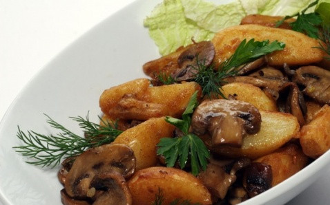 1. Этап. Волнушки в кляре: 6. Подаем с жареным или вареным картофелем!