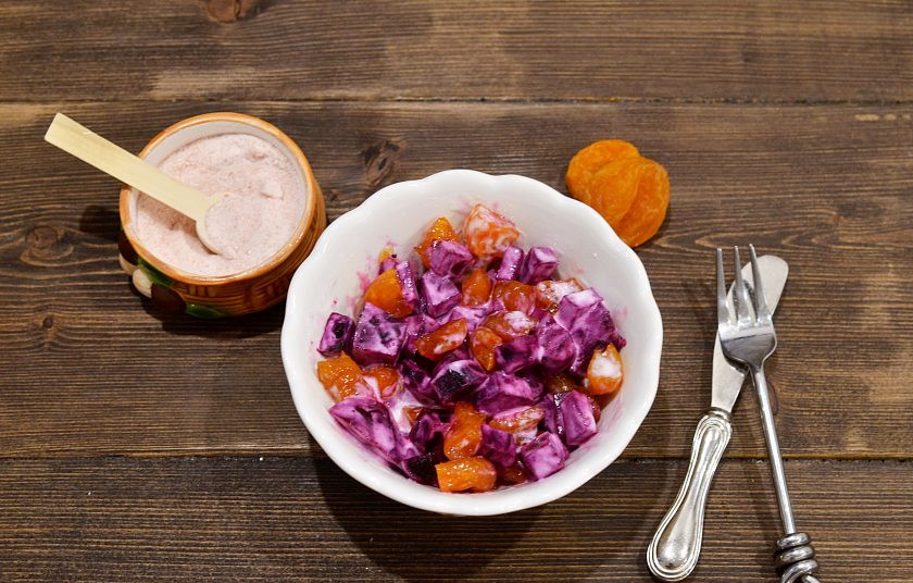 1. Этап. Салат из свеклы с курагой: Приятного аппетита!