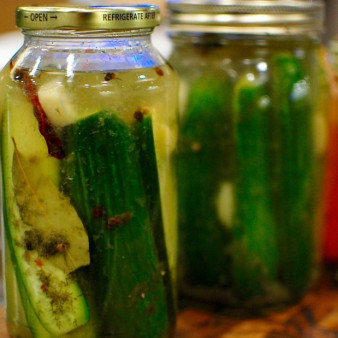 Домашние соленья в холодильнике