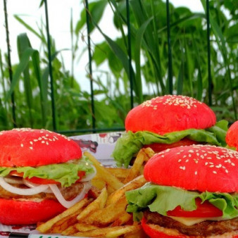 Бургер-гриль красный бархат