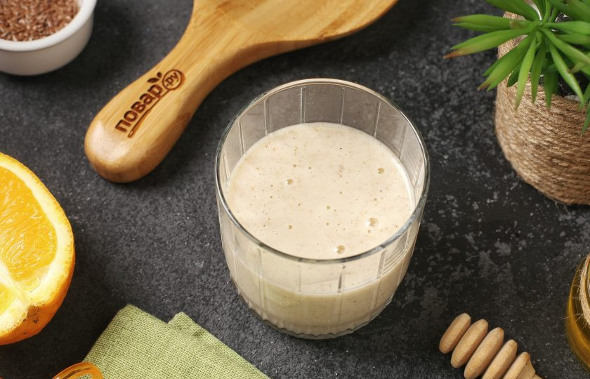 1. Этап. Коктейль Доброе утро: Сразу же подавайте напиток к столу!