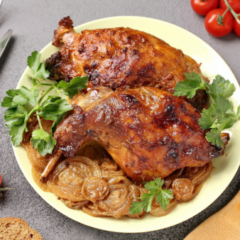 Кролик в соевом соусе с мёдом