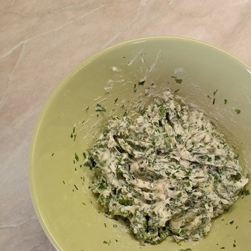 1. Этап. Курица, запеченная по-особому: Все хорошо перемешать.