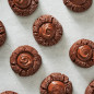 Chocolate Hazelnut Thumbprint Cookies