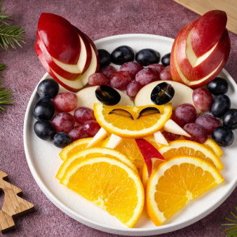 Фруктовая нарезка Дракон на Новый год