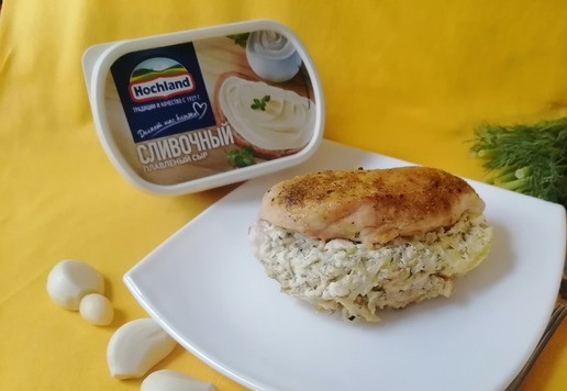 1. Этап. Куриные кармашки с необычной начинкой: Приятного аппетита!