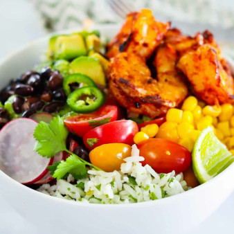 Grilled Shrimp Taco Bowl