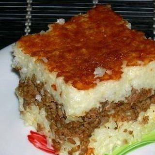 Запеканка рисовая с мясом