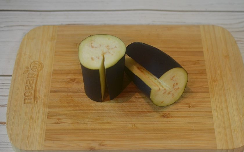 1. Этап. Чанахи по-днепропетровски: 9. Из баклажанов делаем вот такие 