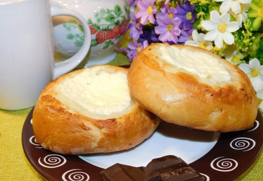 1. Этап. Сдобные ватрушки: Приятного чаепития!