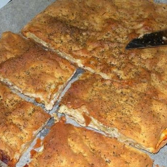 Слоеный пирог с курицей