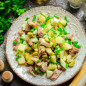 Картофельный салат с говядиной