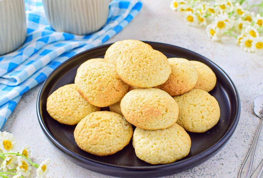 1. Этап. Итальянское печенье из сливочного сыра: Вкусное итальянское печенье из сливочного сыра готово!