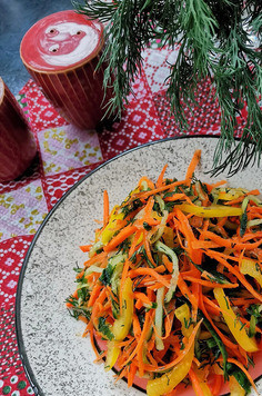 1. Этап. Салат Пылкое сердце: Приятного аппетита! ❤️