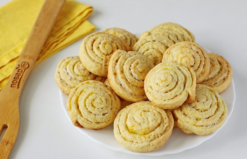 1. Этап. Лимонное печенье на кефире: Лимонное печенье на кефире готово.