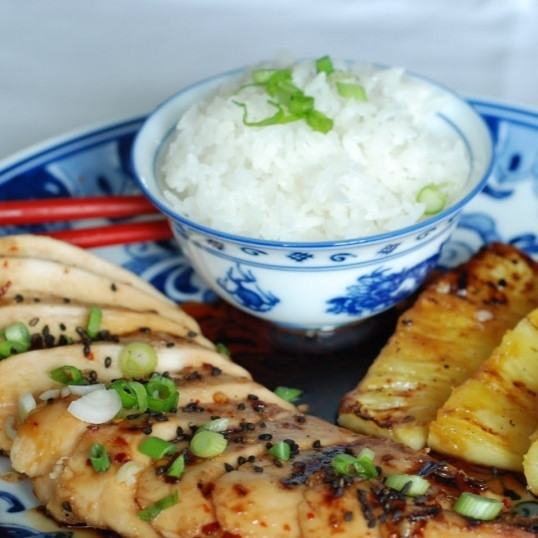 1. Этап. Курица по-филиппински с ананасами: Приятного аппетита!