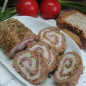 Праздничный мясной рулет
