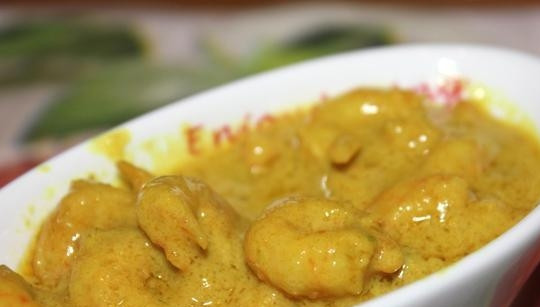 1. Этап. Креветки карри: Блюдо готово! Приятного аппетита!