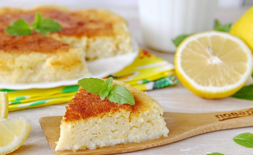 1. Этап. Лимонный пирог от Юлии Высоцкой: Приятного аппетита!