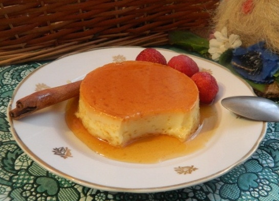 1. Этап. Флан испанский: Флан испанский готов к употреблению.