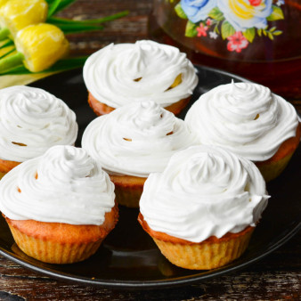 Сливочные капкейки