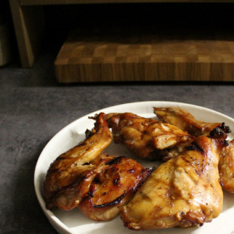 Кролик на гриле в азиатском стиле