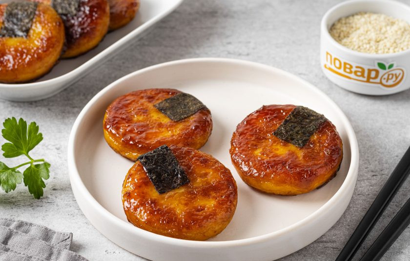 1. Этап. Картофельные лепешки Имомоти: 