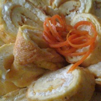 Рулет из омлета