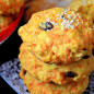 Морковное печенье с кунжутом