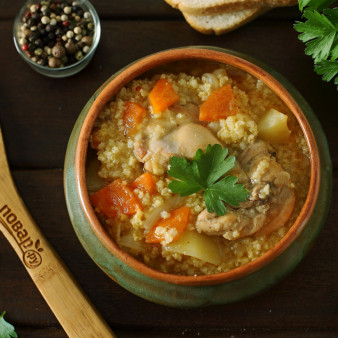 Кулеш с курицей