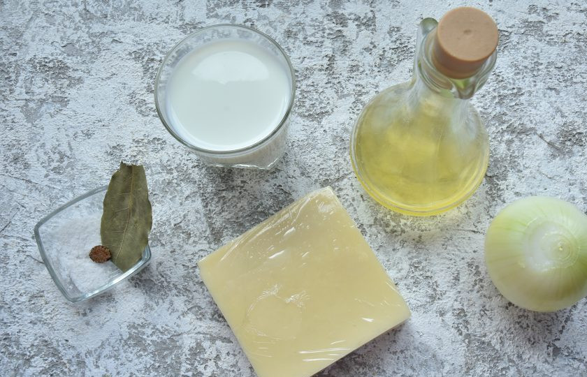 1. Этап. Лазанья с фаршем от Джейми Оливера: Для белого соуса подготовьте продукты.