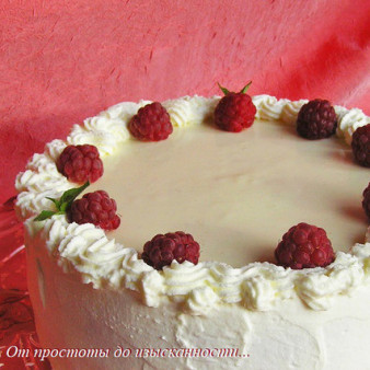 Торт Малиновая роскошь