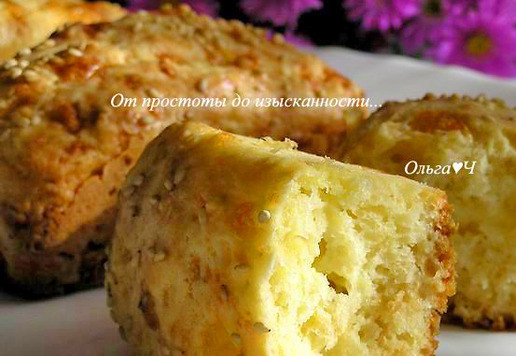 1. Этап. Сырно-чесночные булочки Два сыра: Угощайтесь!