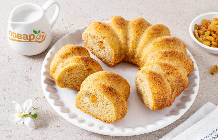 1. Этап. Манник на молоке без яиц: Затем можно нарезать его на порционные кусочки. Манник на молоке без яиц готов, приятного вам аппетита!