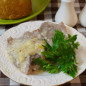 Мясо под соусом сметанным