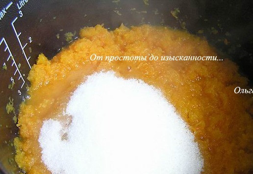 1. Этап. Тыквенно-апельсиновый джем: Всыпьте оставшийся сахар и соль, перемешайте.