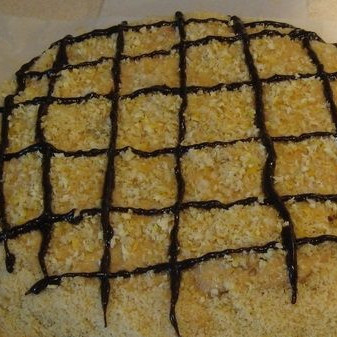 Легкий торт со сгущенкой