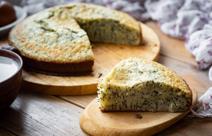 1. Этап. Манник с маком на молоке в духовке: Приятного аппетита!