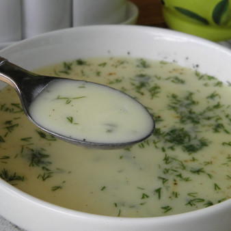 Сырный суп из плавленых сырков