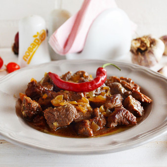 Говядина, жареная на сковороде