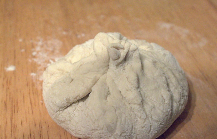 1. Этап. Хачапури по-имеретински: В конце должно получиться как на фото.