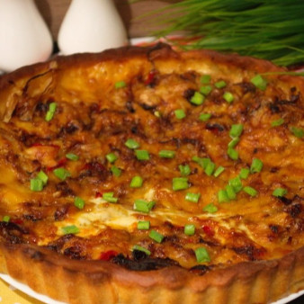 Пирог с капустой из дрожжевого теста