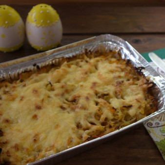 Капустная запеканка в духовке (диетическая)