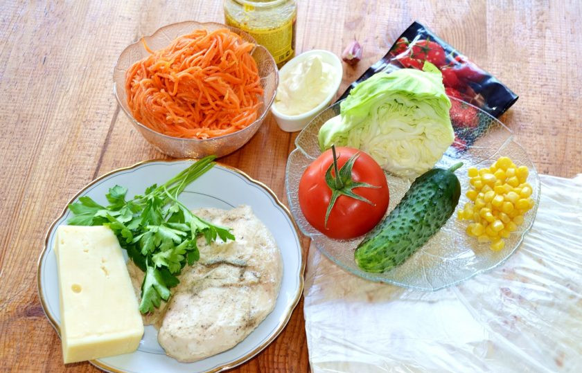 1. Этап. Шаурма на углях: Вот такие ингредиенты я буду использовать для приготовления своей шаурмы.