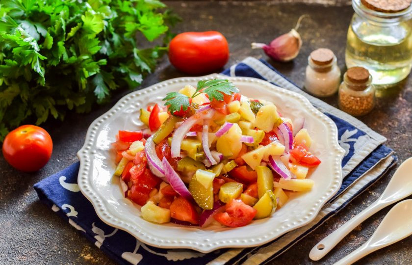 1. Этап. Селянский салат: Приятного аппетита!