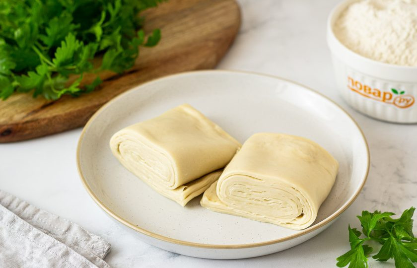 1. Этап. Веганское слоеное тесто: Веганское слоеное тесто готово.